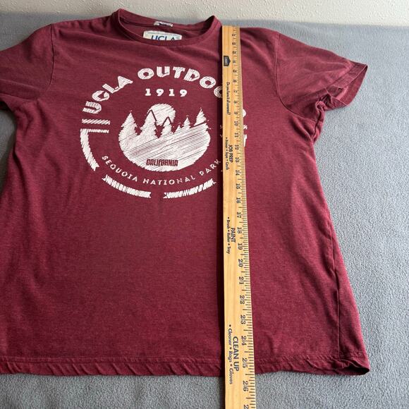 Vtg? UCLA Authentic Los Angeles Collegiate Wear Tee L Red Sequoia National Park - Picture 5 of 8